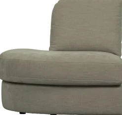 Online vtwonen Family 1-zits ronde hoek links Elementenbank Warm Grey