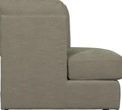 Online vtwonen Family 1-zits ronde hoek links Elementenbank Warm Grey