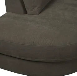 Discount vtwonen Family 1-zits ronde hoek links Elementenbank Anthracite