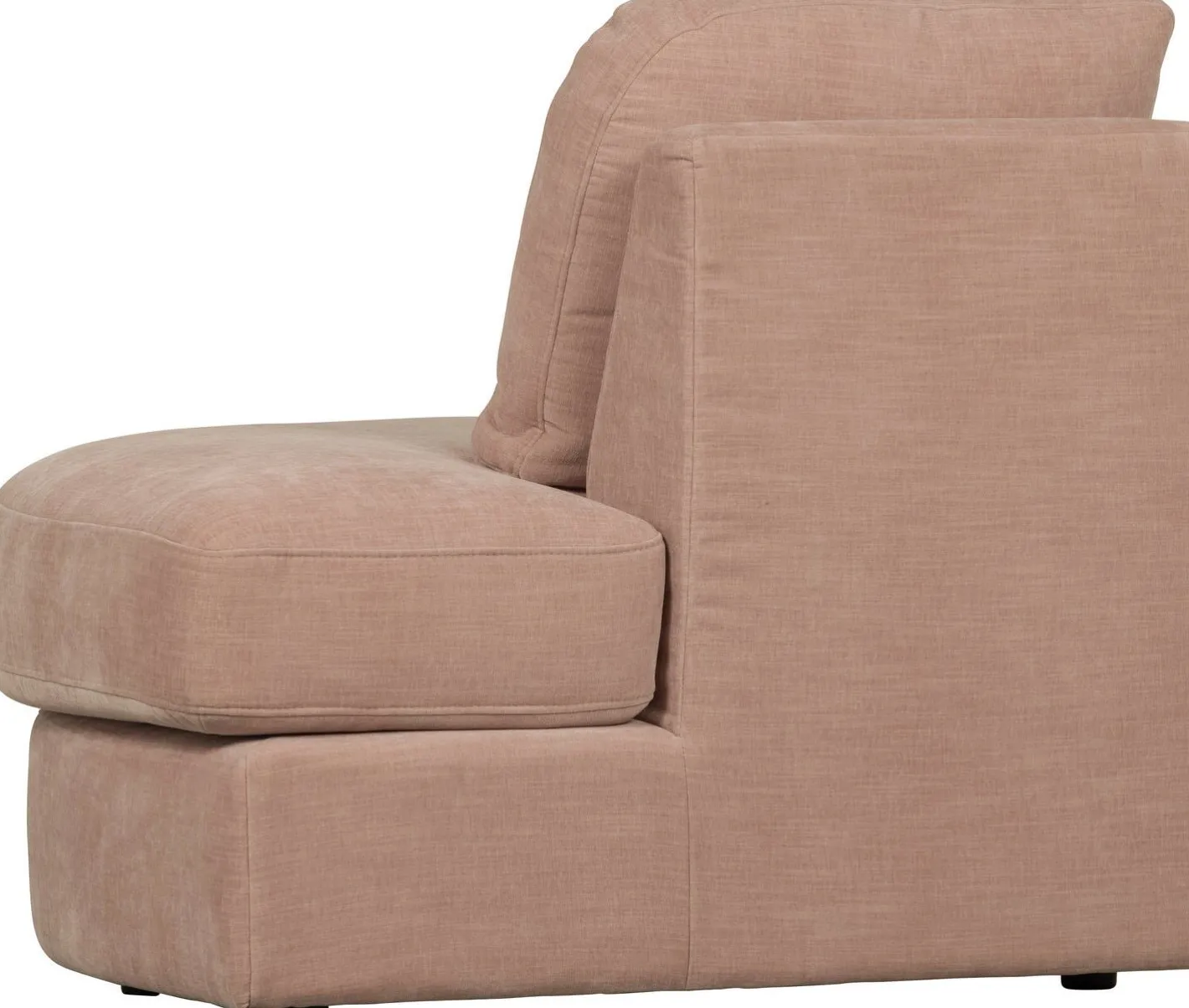 Online vtwonen Family 1-zits ronde hoek rechts Elementenbank Pink