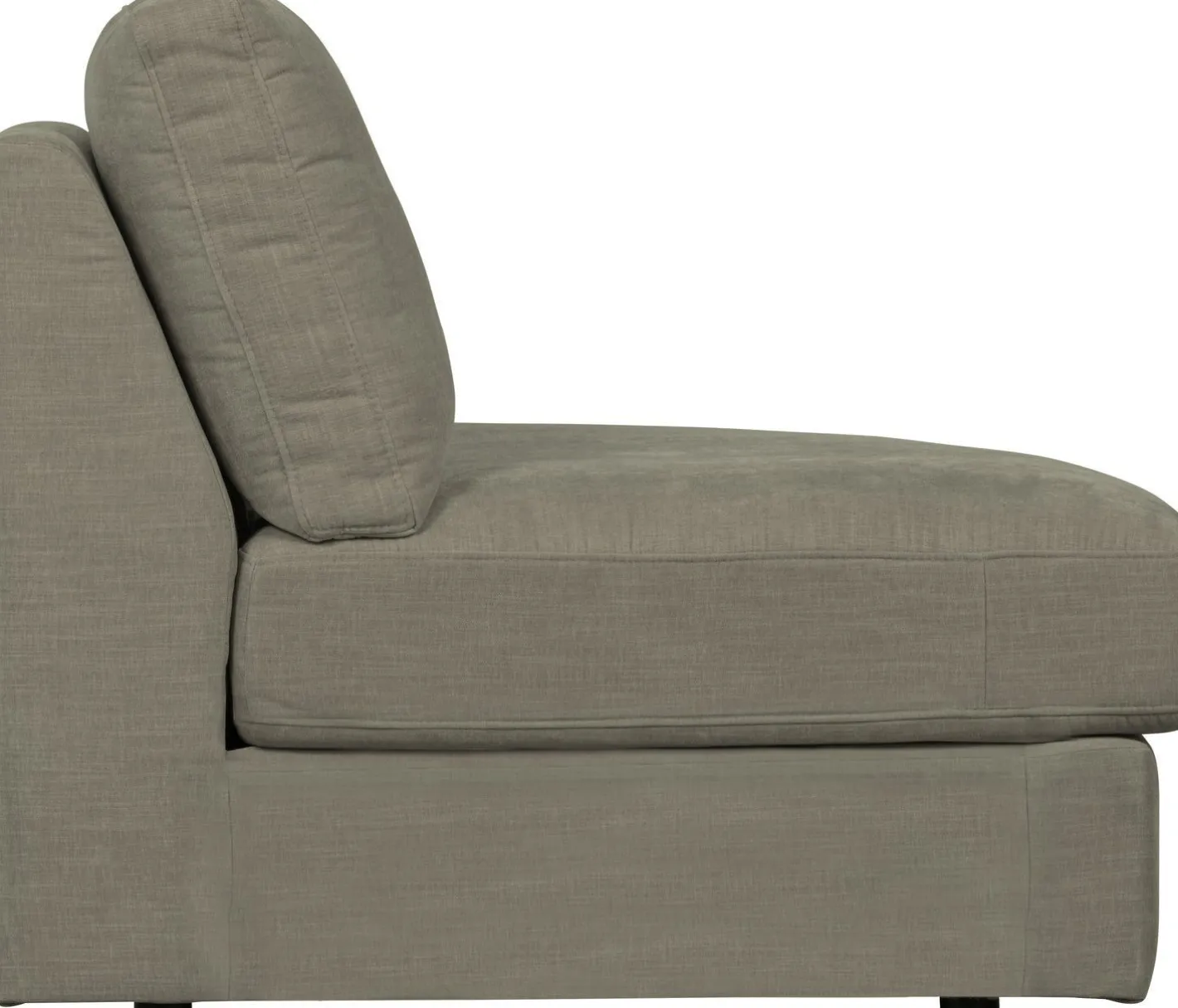 Hot vtwonen Family 1-zits ronde hoek rechts Elementenbank Warm Grey