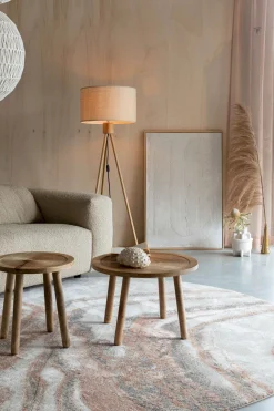 Discount Zuiver Fan Bamboo Vloerlamp Naturel