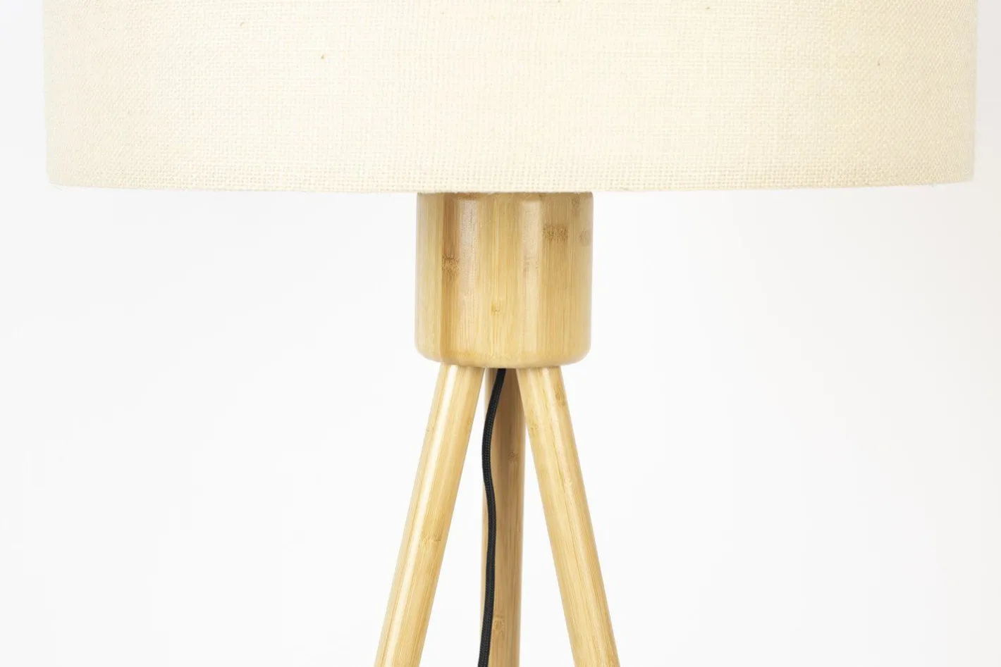Discount Zuiver Fan Bamboo Vloerlamp Naturel