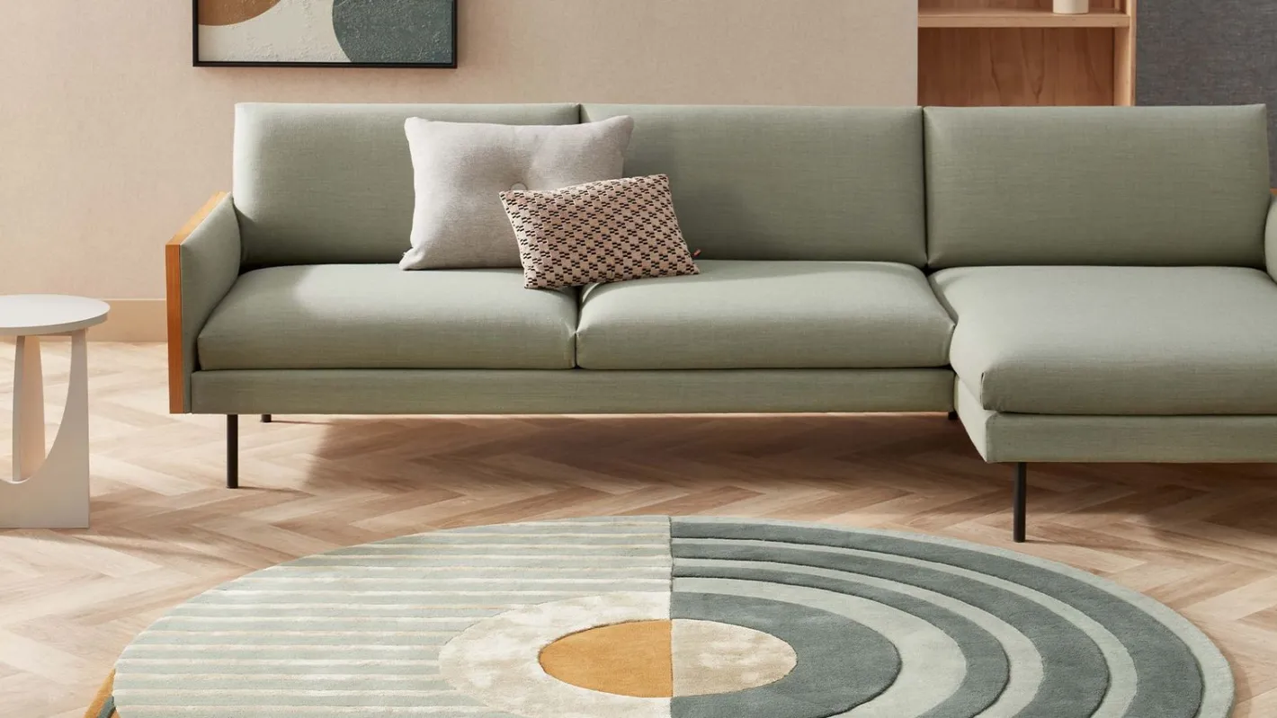 Sale Brinker Carpets Fano Girare Vloerkleed Green