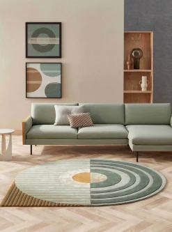 Sale Brinker Carpets Fano Girare Vloerkleed Green