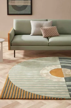Sale Brinker Carpets Fano Girare Vloerkleed Green