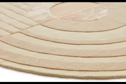 Best Brinker Carpets Fano Girare Vloerkleed White Beige