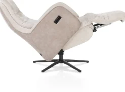 Outlet Henders en Hazel Felino Incl. Accu Relaxfauteuil Kiezel