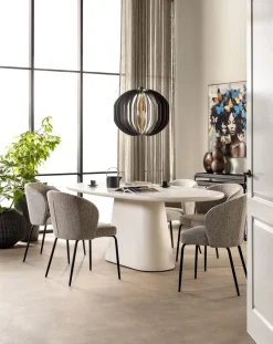Hot Feelings Wonen Femke Eetkamerstoel Grey Camel