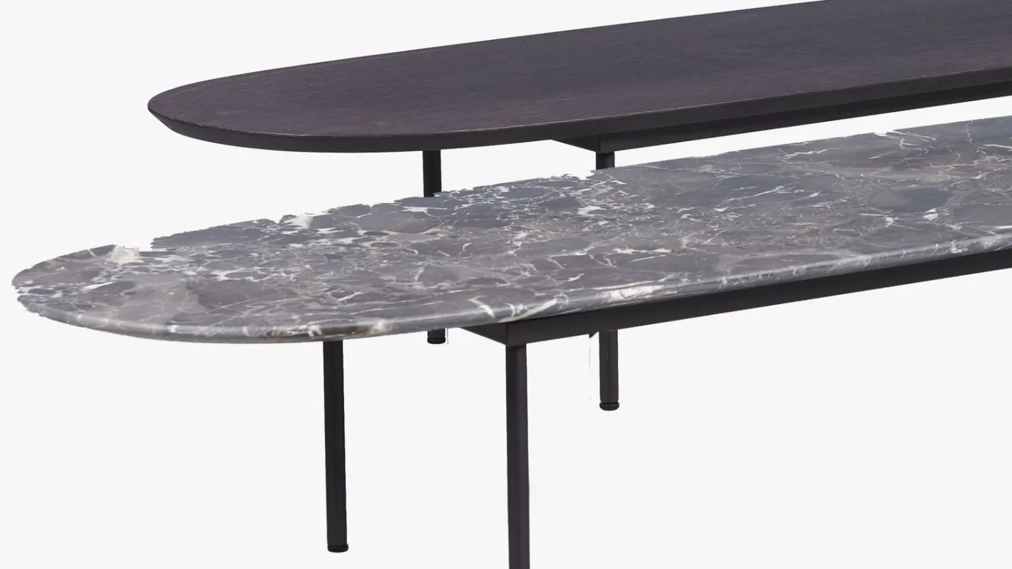 Eijerkamp Collectie Fender Salontafel Smoked Brown