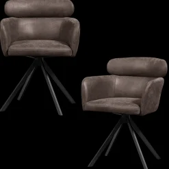 Clearance WOOOD Fenne Eetkamerstoel Black, Grey