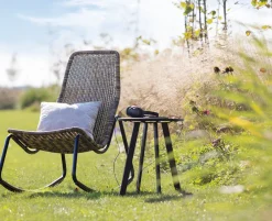 WOOOD Fer Tuin Bijzettafel Black