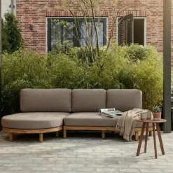 Hot WOOOD Fer Tuin Bijzettafel Donkerbruin