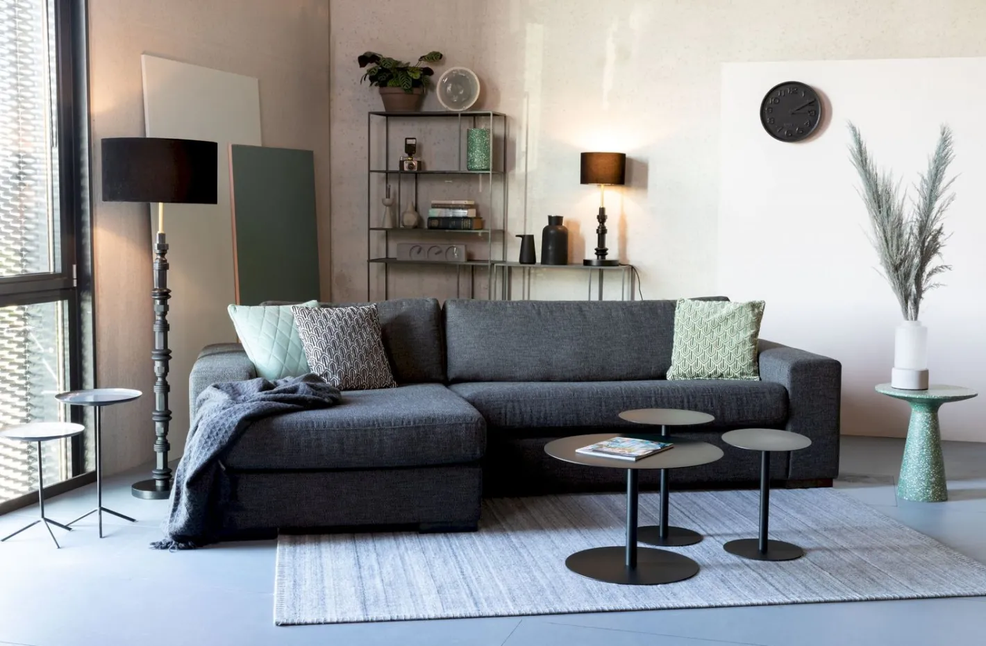 Clearance Zuiver Fiep Links Hoekbank ANTHRACITE