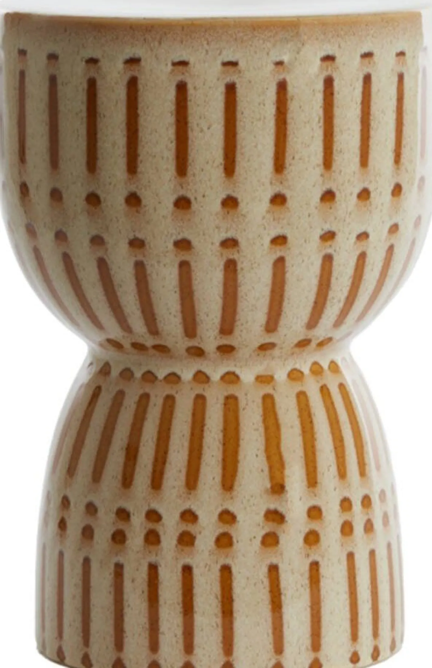 Hot Eijerkamp Collectie Finca Bijzettafel Crème, bruin