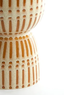 Hot Eijerkamp Collectie Finca Bijzettafel Crème, bruin