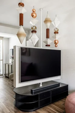Outlet WOOOD Finca Links TV-meubel Deep Black