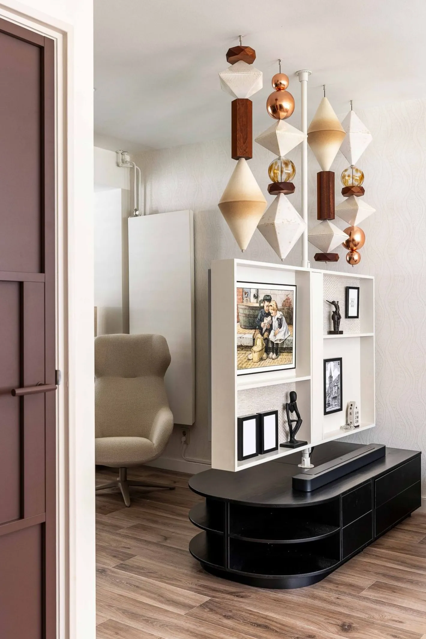 Online WOOOD Finca Rechts TV-meubel Deep Black