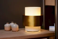 Clearance Lucide Firmin Tafellamp Goud
