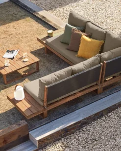 Kave Home Flaviina Loungeset Beige, Naturel