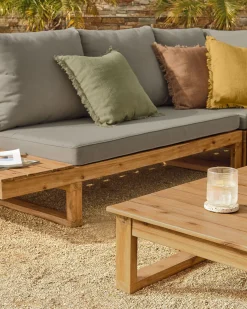 Kave Home Flaviina Loungeset Beige, Naturel