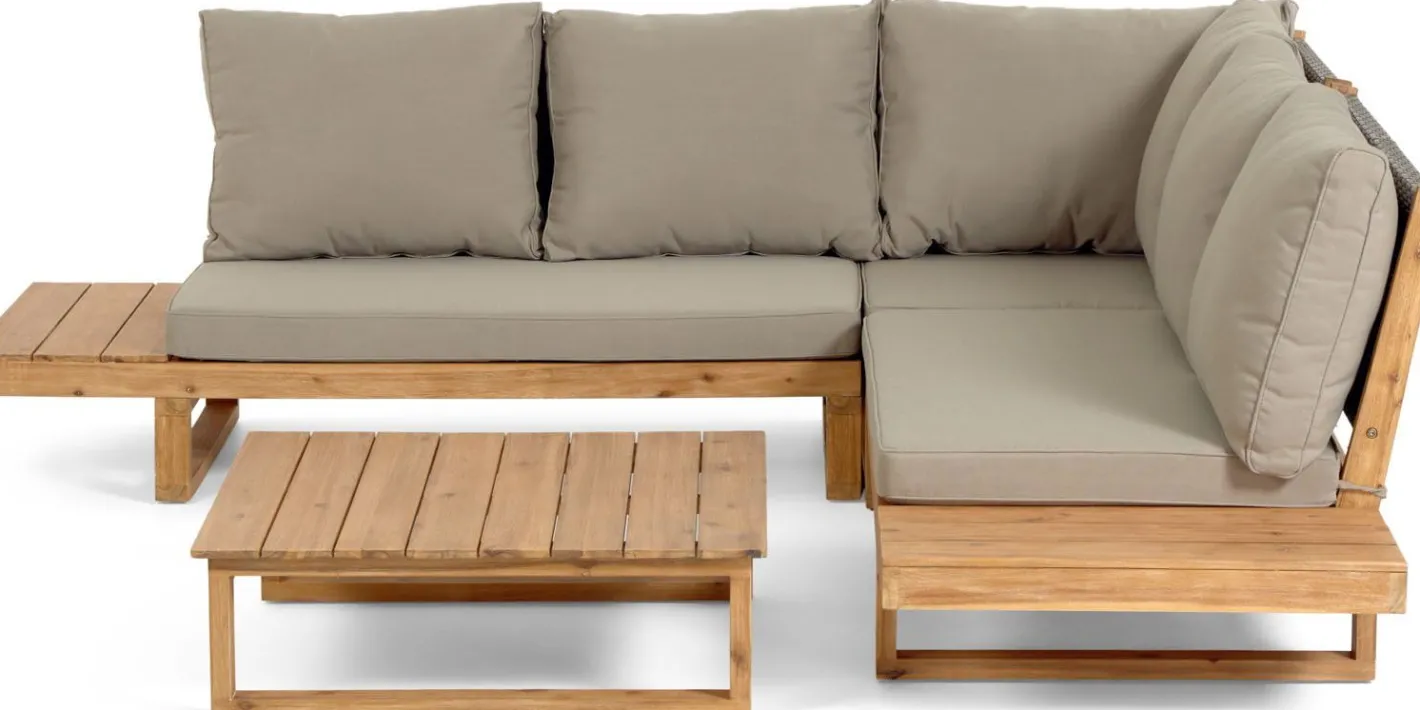 Kave Home Flaviina Loungeset Beige, Naturel