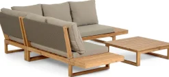 Kave Home Flaviina Loungeset Beige, Naturel