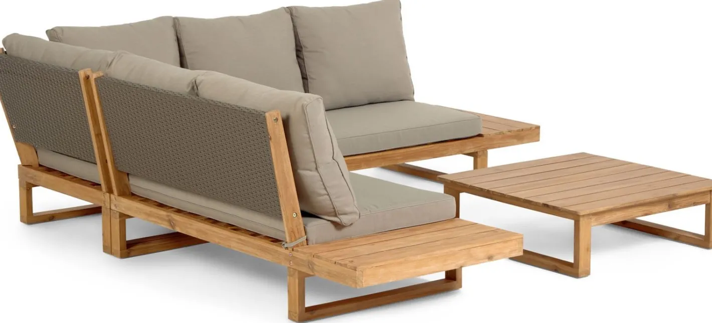 Kave Home Flaviina Loungeset Beige, Naturel