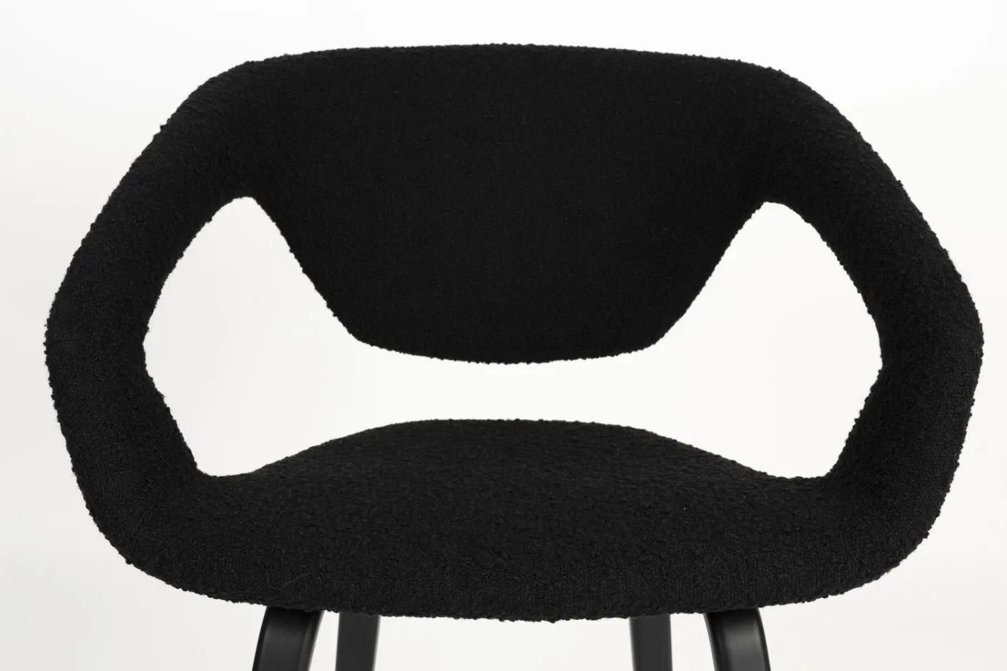 Best Zuiver Flexback (set van 2) Armstoel Zwart