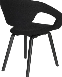 Best Zuiver Flexback (set van 2) Armstoel Zwart