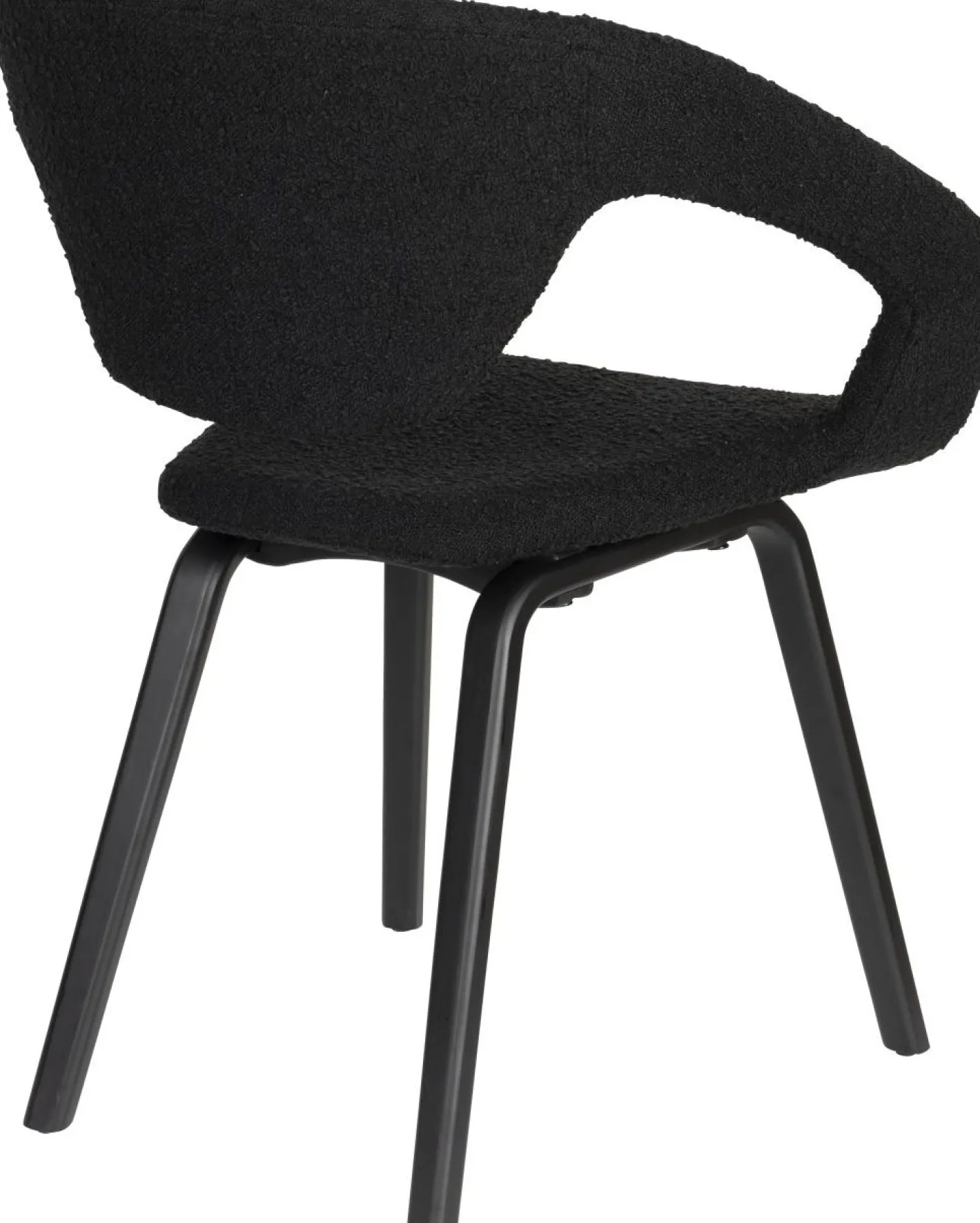 Best Zuiver Flexback (set van 2) Armstoel Zwart