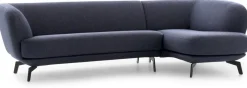 Best Leolux Flint Hoekbank Blauw