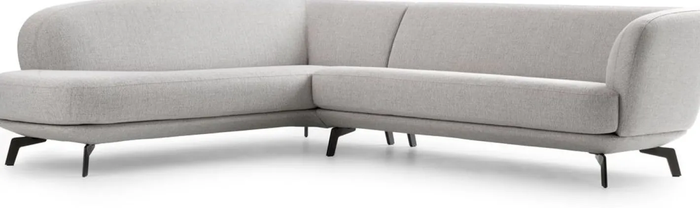 Best Leolux Flint Hoekbank Blauw