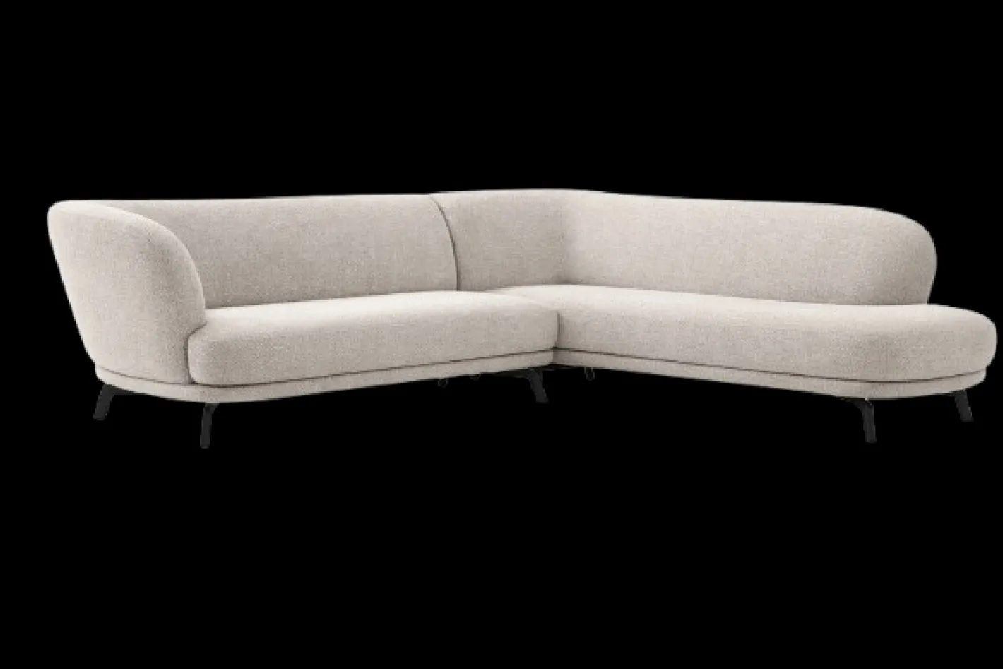 Best Leolux Flint Hoekbank Beige