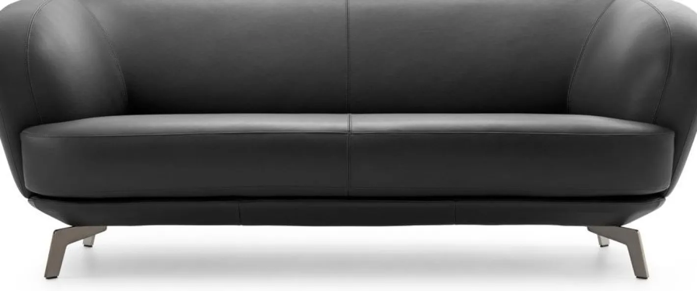 Clearance Leolux Flint Zitbank Zwart