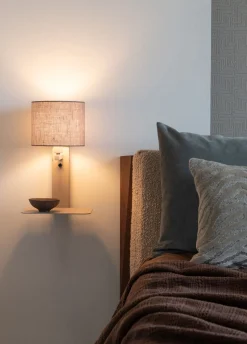 Online It's about RoMi Florence Wandlamp Sand, Dark Linen