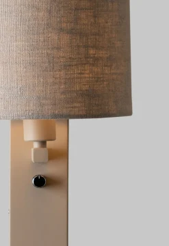 Online It's about RoMi Florence Wandlamp Sand, Dark Linen