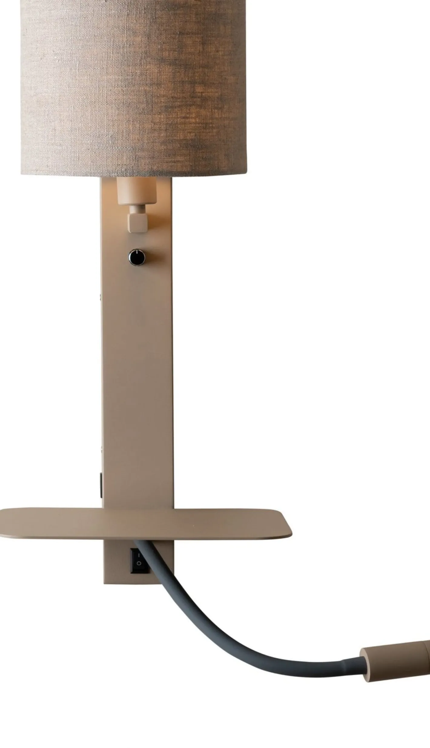 Online It's about RoMi Florence Wandlamp Sand, Dark Linen