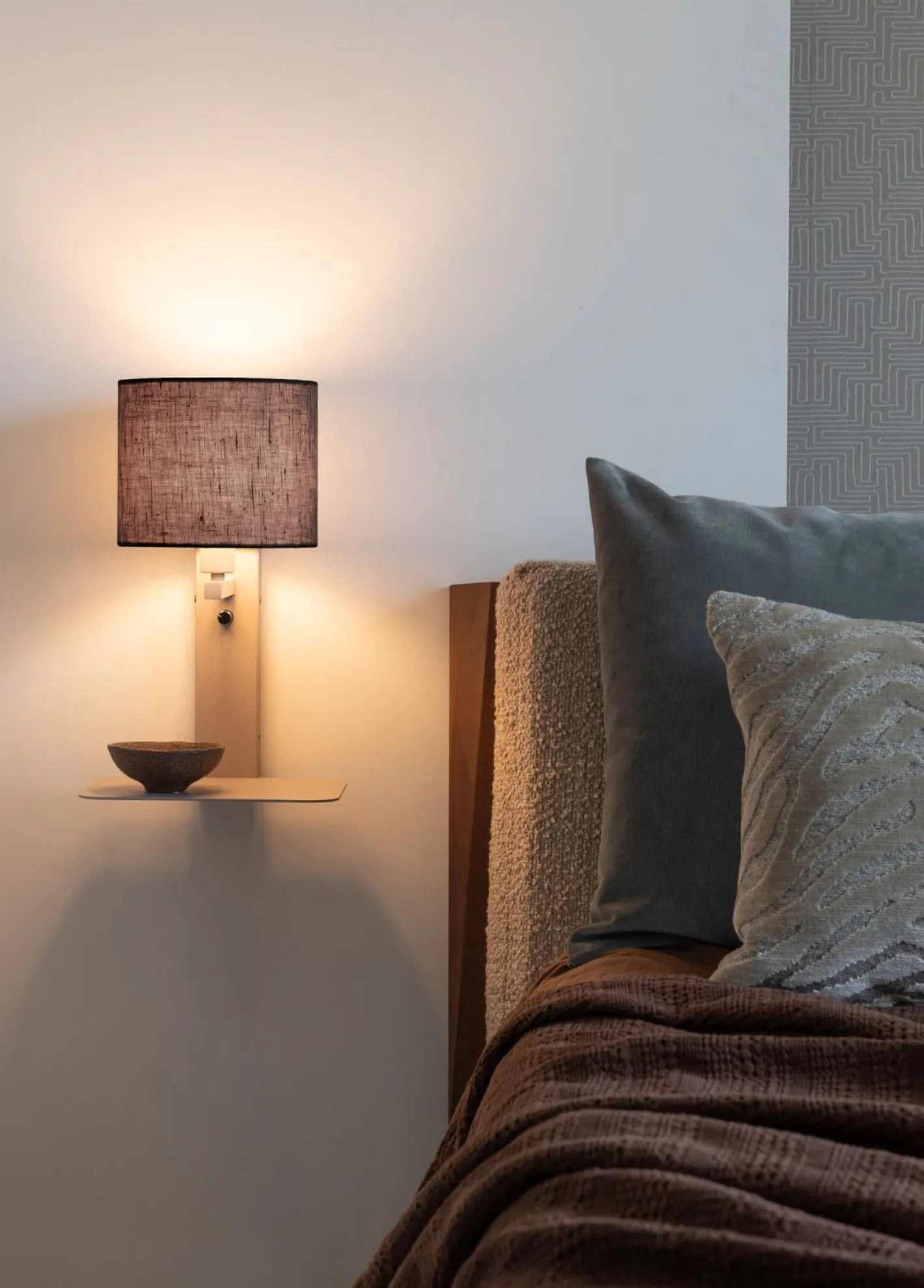 Sale It's about RoMi Florence Wandlamp Sand, Black