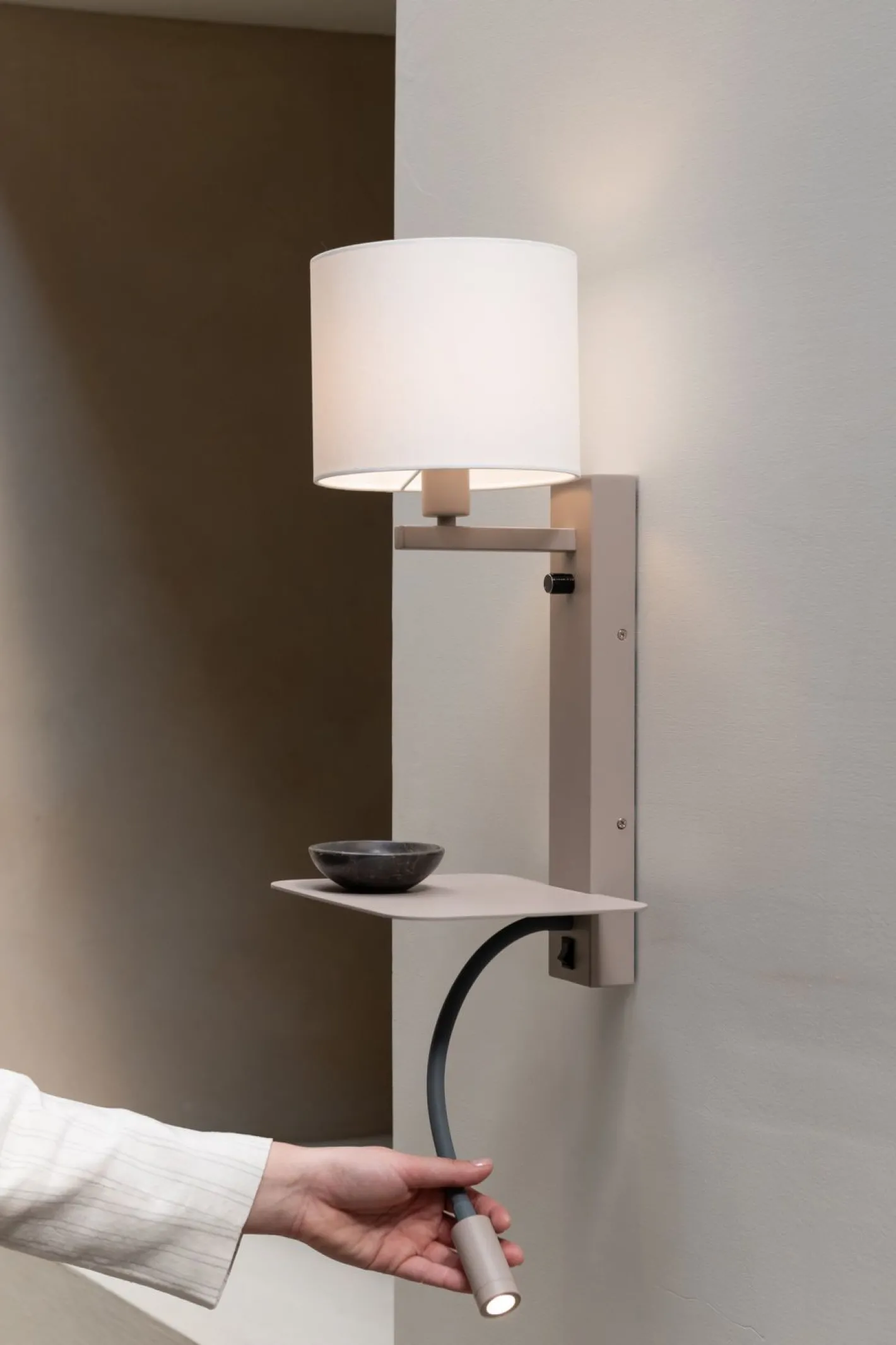 Clearance It's about RoMi Florence Wandlamp Sand, White