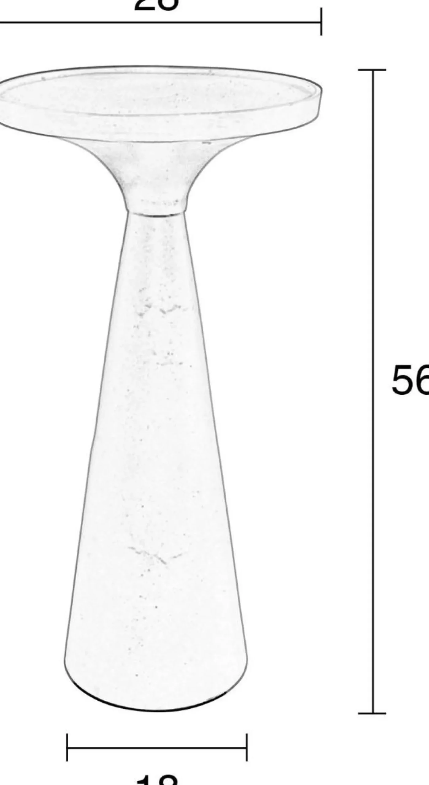 Discount Zuiver Floss Bijzettafel Grey