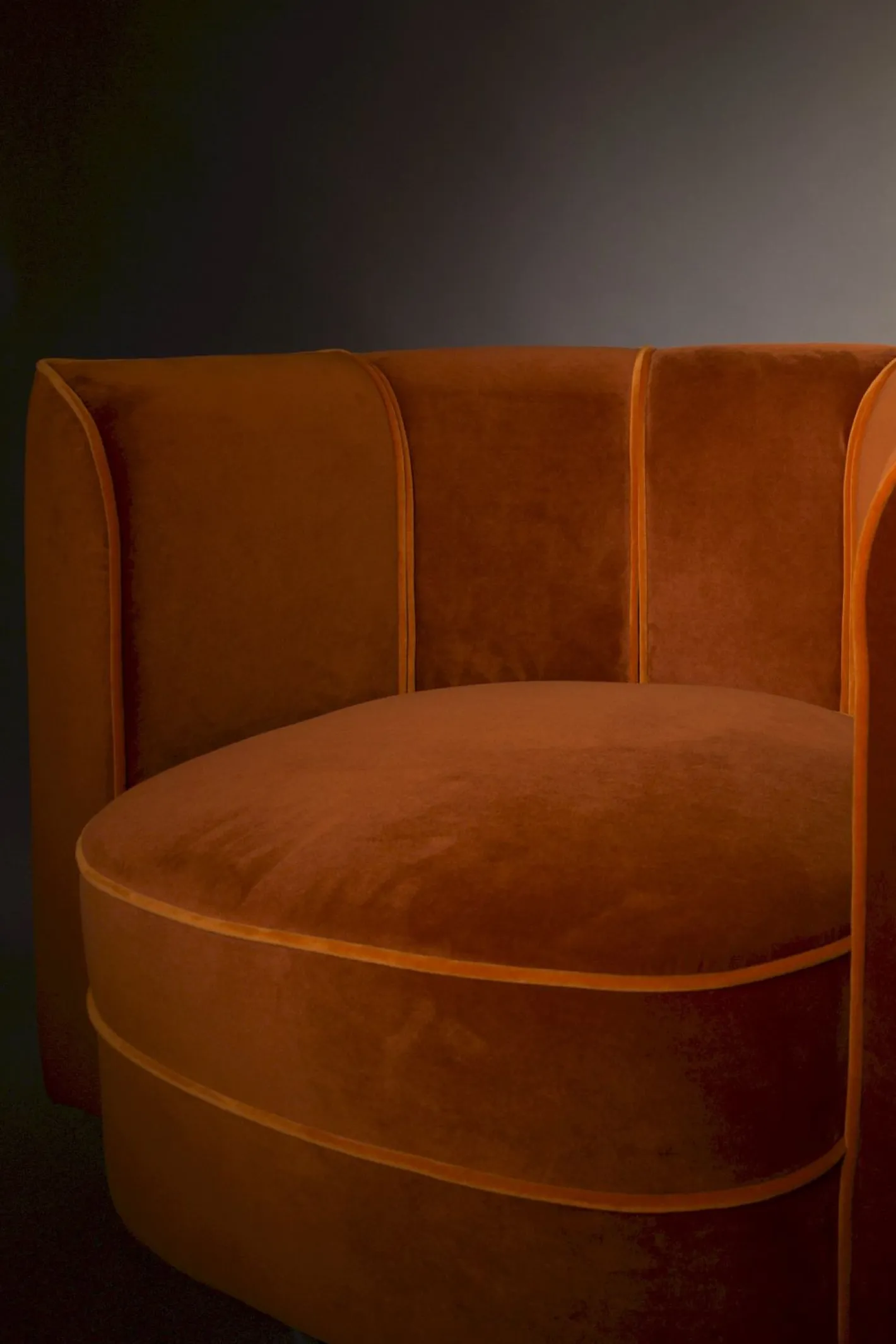 Sale Dutchbone Flower Fauteuil Orange