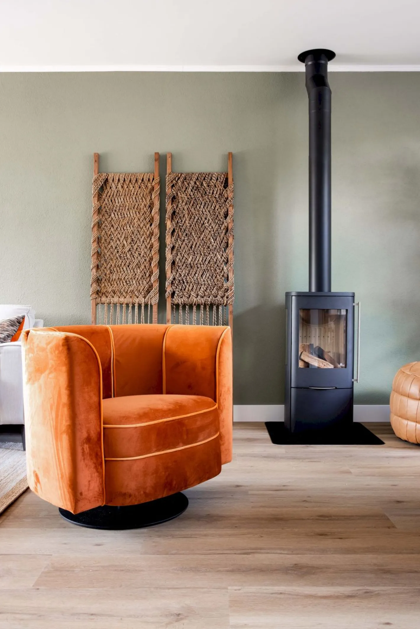 Sale Dutchbone Flower Fauteuil Orange