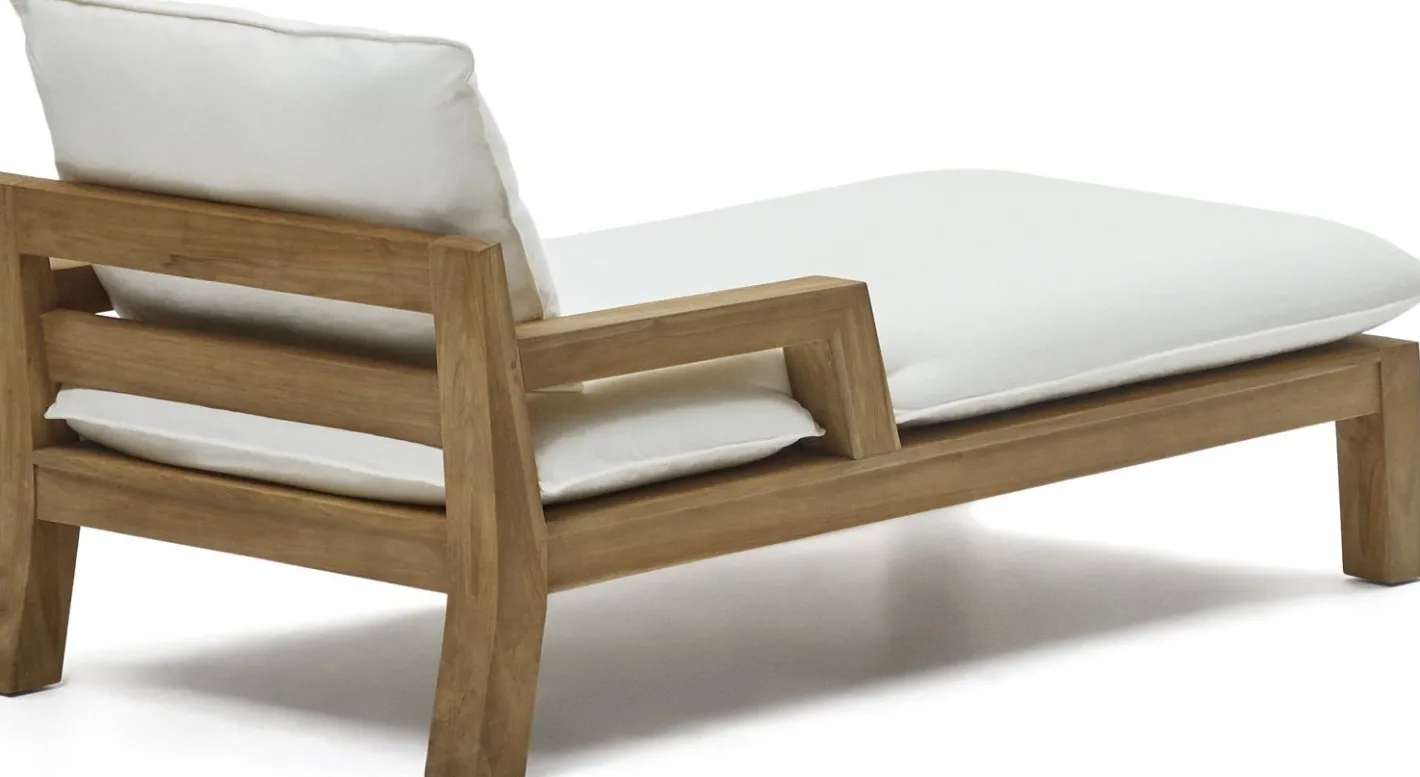 Outlet Kave Home Forcanera Ligstoel Wit