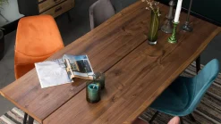 Discount Dutchbone Franky Velvet Eetkamerstoel Grey