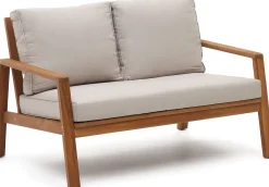 Discount Kave Home Frares Loungeset Grijs, Bruin