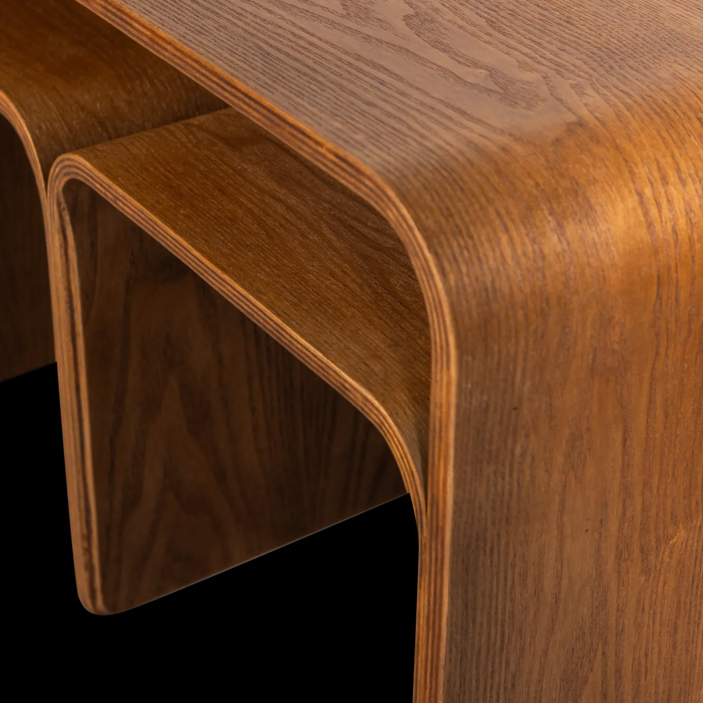WOOOD Frey Bijzettafel Walnut
