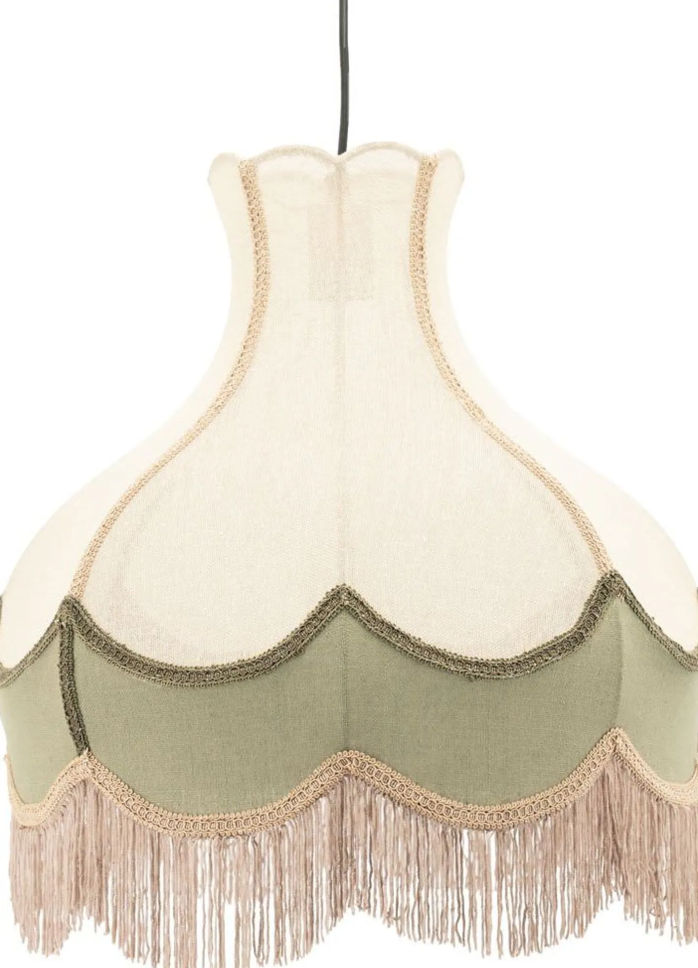 Clearance By Boo Fringaloo Hanglamp Naturel, Groen, Roze