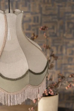 Clearance By Boo Fringaloo Hanglamp Naturel, Groen, Roze
