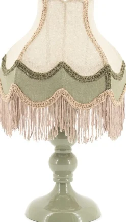 Hot By Boo Fringaloo Tafellamp Naturel, Groen, Roze